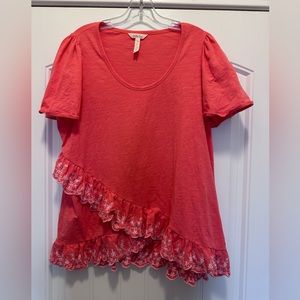 Matilda Jane Ruffled Shirt-Size Large